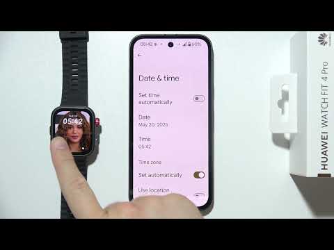 HUAWEI Watch Fit 4 Pro: How to Change Time