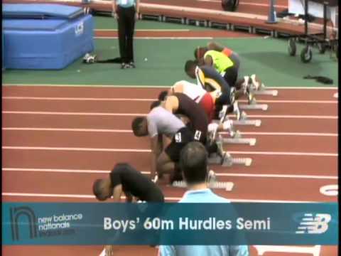 Boys 60m Hurdles Semi Heat 1 - New Balance Indoor Nationals 2011