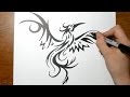 How to Draw a Tribal Phoenix 
