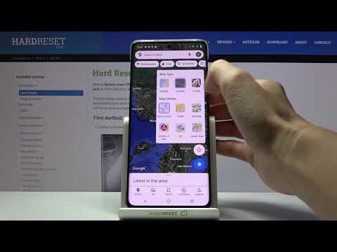 How to Change Google Map Type in Google Maps on Vivo X60 Pro