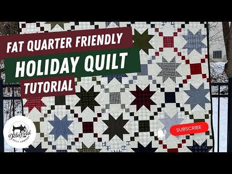 Fat Quarter Friendly - Free Quilting Tutorial | Easy Patchwork | Beginner Quilt