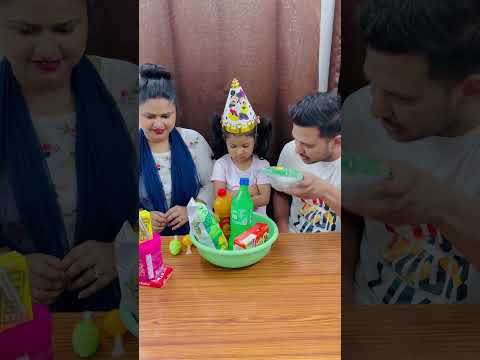 Advika ko birthday per kya kya mila 🎂🍫🍩 #shorts