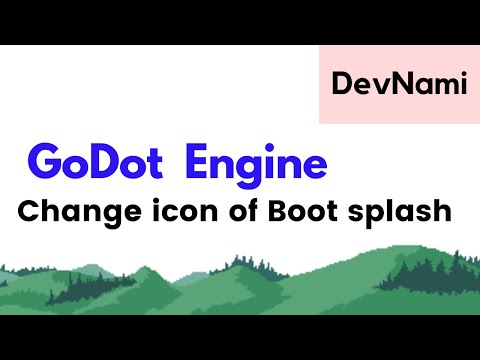 Godot Engine How to Change Boot Splash Image Icon