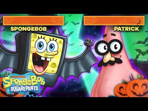 スポンジボブはアーケードゲーム（ハロウィン版）と戦っていた場合は？スポンジボブSquareOff PART 6 (If SpongeBob Was a Fighting Arcade Game (Halloween Edition) ? SpongeBob SquareOff PART 6)