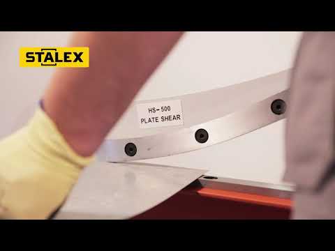 Stalex HS-800 - гильотина ручная сабельного типа sta372108, видео 2