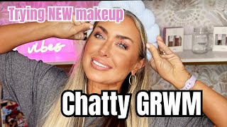 GRWM TESTING OUT NEW MAKEUP | CHATTY RANDOM MAKEUP TRY ON | HOTMESS MOMMA MD