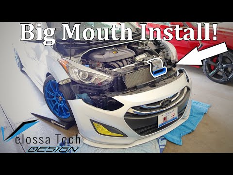 Velossa Tech Big Mouth Intake Install | Hyundai Elantra GT