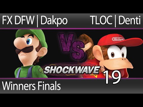 SW19 Smash 4 - FX DFW | Dakpo (Luigi) vs TLOC | Denti (Diddy) - Winners Finals
