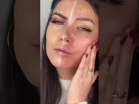 2016 makeup vs 2023 makeup #makeup #shorts