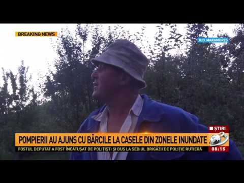 Râuri revărsate, gospodării inundate