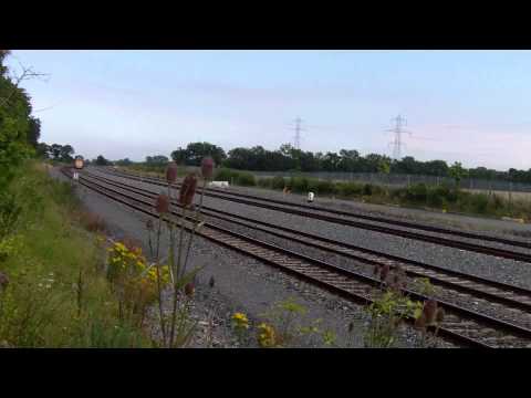 Stacumny Bridge HD-3 car 22000 class dmu passes on a commuter to Heuston