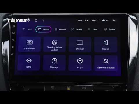 TEYES CC3 Features - Device Settings