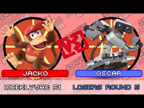 WeeklyVac 51 - SSBU - Jacko (Diddy Kong) vs Oscar (R.O.B.)