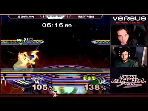 11/29/15 - Versus Melee - Winners Semis - VS|Porkchops (Falco) vs Hungry Pigeon (Peach)