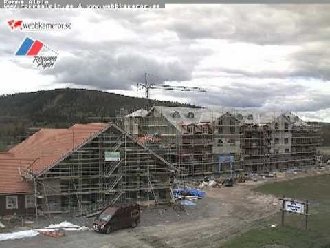 Romme Alpin, timelapse, Ski Lodge