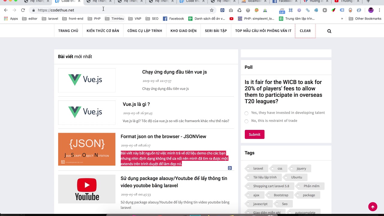 codethue.net - Review tính năng viết bài trên codethue.net
