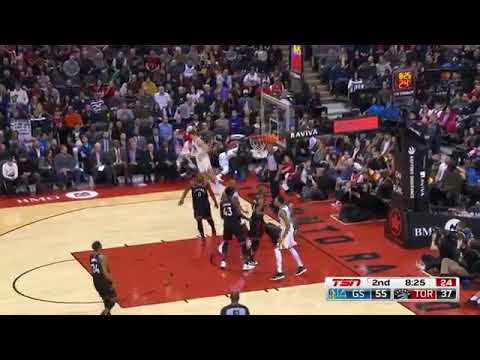 Klay Thompson ANKLE BREAKS Serge Ibaka and Drops Him with Crossover! Warriors s Raptors
