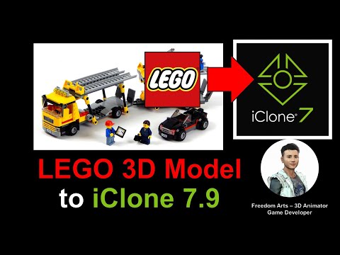 LEGO to iClone 7.9 - Full Tutorial - LeoCAD