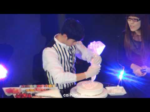 [1080P]140322 KimSooHyun in Taiwan FM_做蛋糕Part.