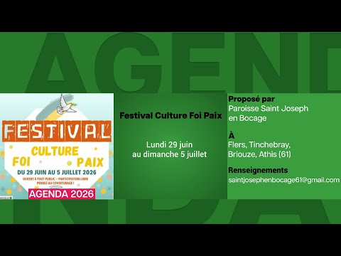 Agenda du 12 juin 2026