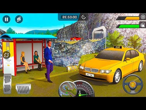 Mountain Taxi Driver Driving 3D Games - Hill Car Driving In Taxi City - Android GamePlay