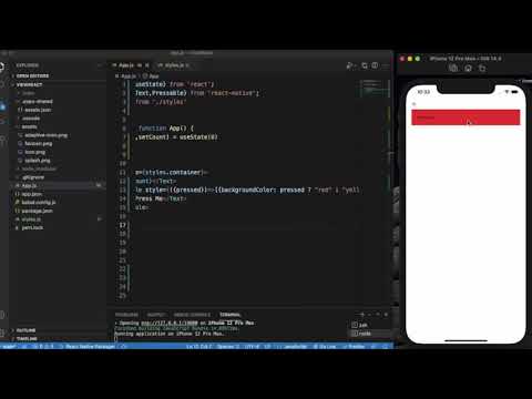 React Native Tutorial 31 How to use Pressable Component in React Native