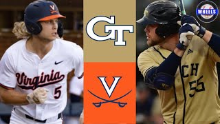 Georgia Tech vs #10 Virginia Highlights (Great!)| (G2 & G3) | 2024 College Baseball Highlights