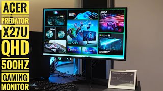 Hands-On with Predator X27U at Computex - 2K 500Hz OLED Goodness!
