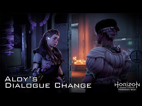 Aloy Talking with Alva about Beta for the First Time (Before and After the Bonding Scene)