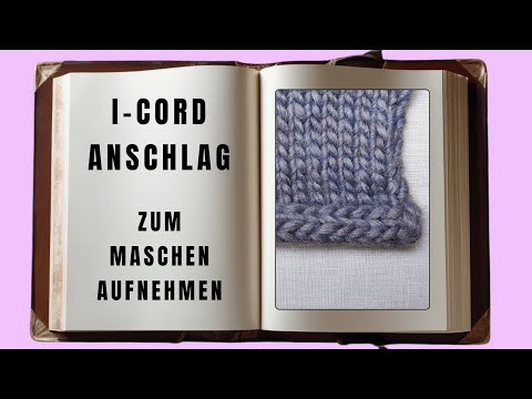 I-cord cast-on for picking up stitches (nice and simple)