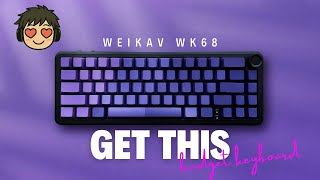 Weikav WK68 budget mechanical Keyboard Full Review | #budgetkeyboard #honestreview