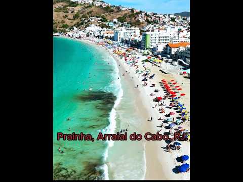 Voo de Drone Mostra a Prainha em Arraial do Cabo RJ. #dji #arraialdocabo #arraial #riodejaneiro