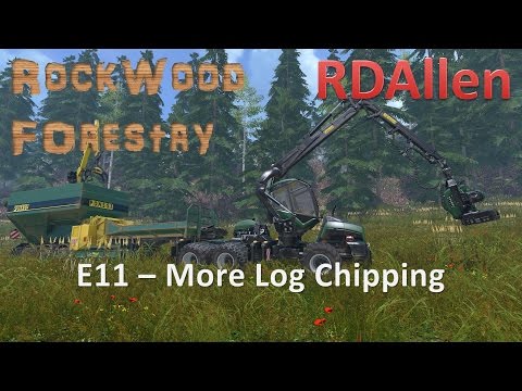 Farming Simulator 15 MP Rockwood E11 - More Log Chipping - Ponsse Chipper
