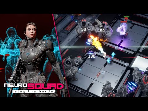 NeuroSquad Slay the Horde - Very Good Sci-fi Squad Based Action Roguelike