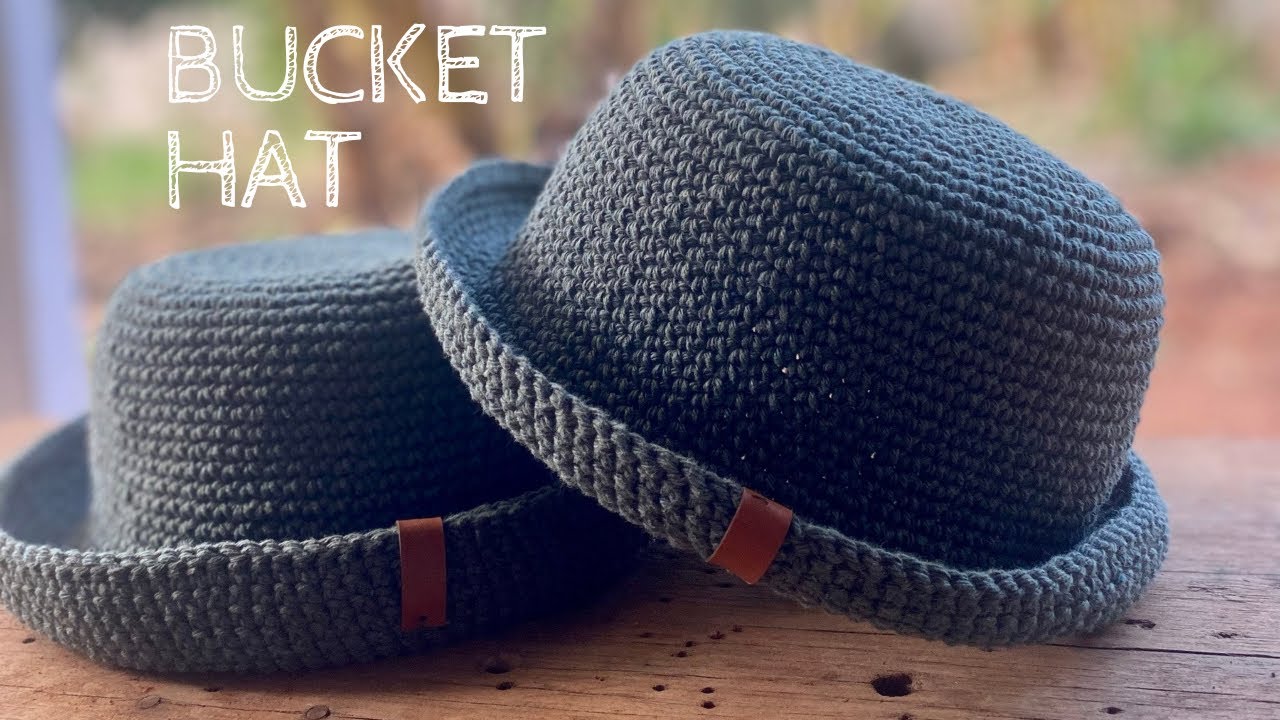 BUCKET HAT - Chapéu em Crochê - Lindo e fácil de fazer - passo a passo por @MarceloNunesCroche
