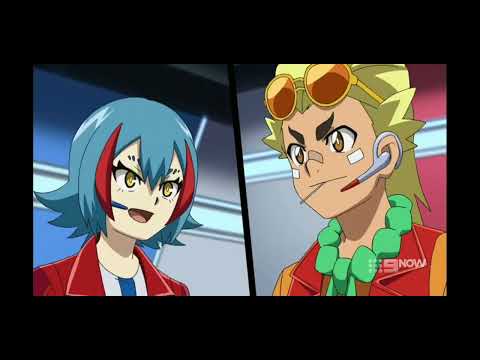 (ENG DUB) Rashad VS Bell! Beyblade burst quaddrive episode 25!