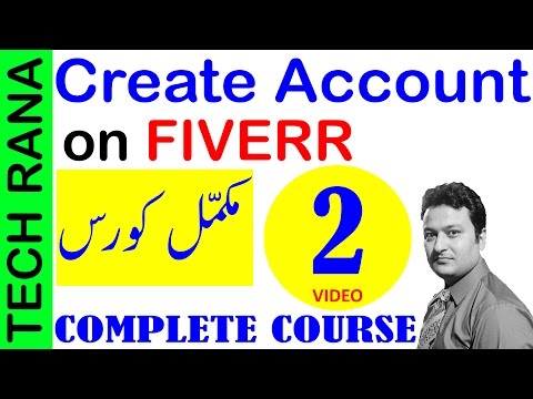 How to Create Account on Fiverr | Urdu Hindi | Video 2
