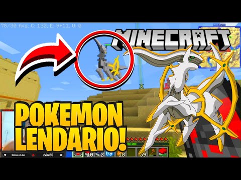 POKEMON LENDARIO! Minecraft pokecube - zVini65