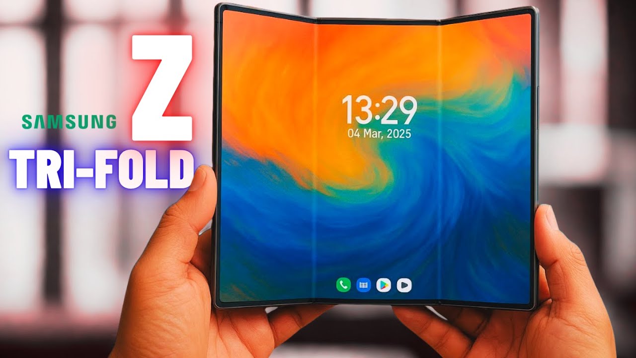 Samsung dévoile le Galaxy G Fold à triple pliage lors du sommet de l'APEC en Corée du Sud