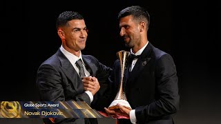 Cristiano Ronaldo & Novak Djokovic: First Ever Globe Sports Award