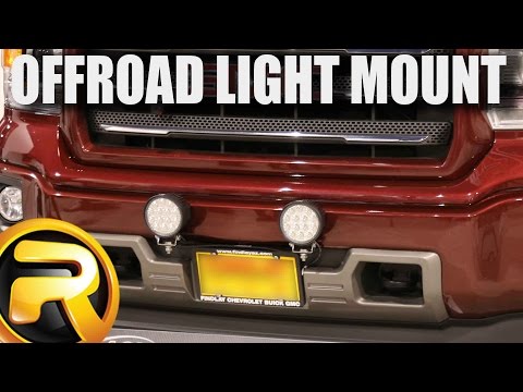 Access License Plate Off Road Light Mount