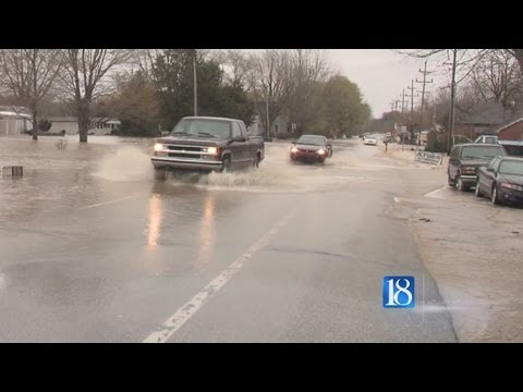 Clinton County roads washed out