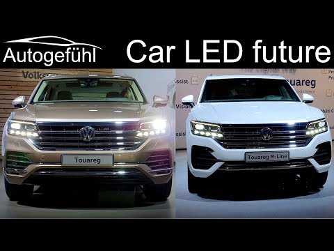 The future of automotive lights? LED technology feature with VW Touareg prototype - Autogefühl