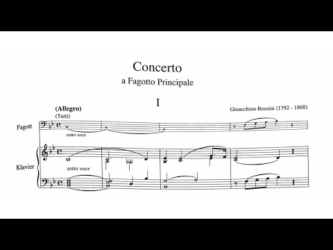 Gioachino Rossini: "Concerto da Esperimento" Bassoon Concerto (c. 1845)