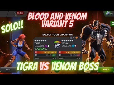 Tigra SOLO"S Final Variant 5 Venom Boss!!
