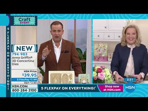 Anna Griffin 3D Concertina Dies