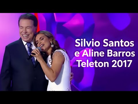 [Emocionante] Aline Barros e Silvio Santos - Teleton 2017 - Completo