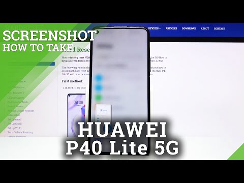 How to Take a Screenshot in HUAWEI P40 Lite 5G – Catch Display