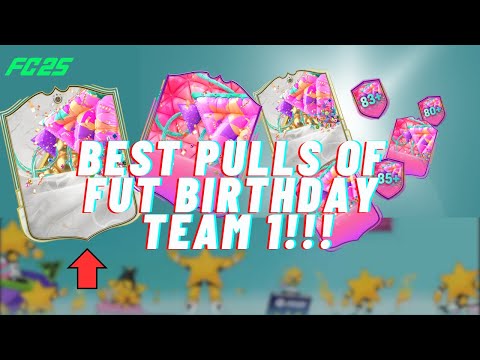 My BEST FC 25 Pack Pulls During FUT Birthday Team 1!