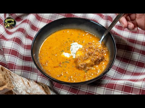 Ajvar soup in 30 minutes - THE MOST DELICIOUS WINTER RECIPE